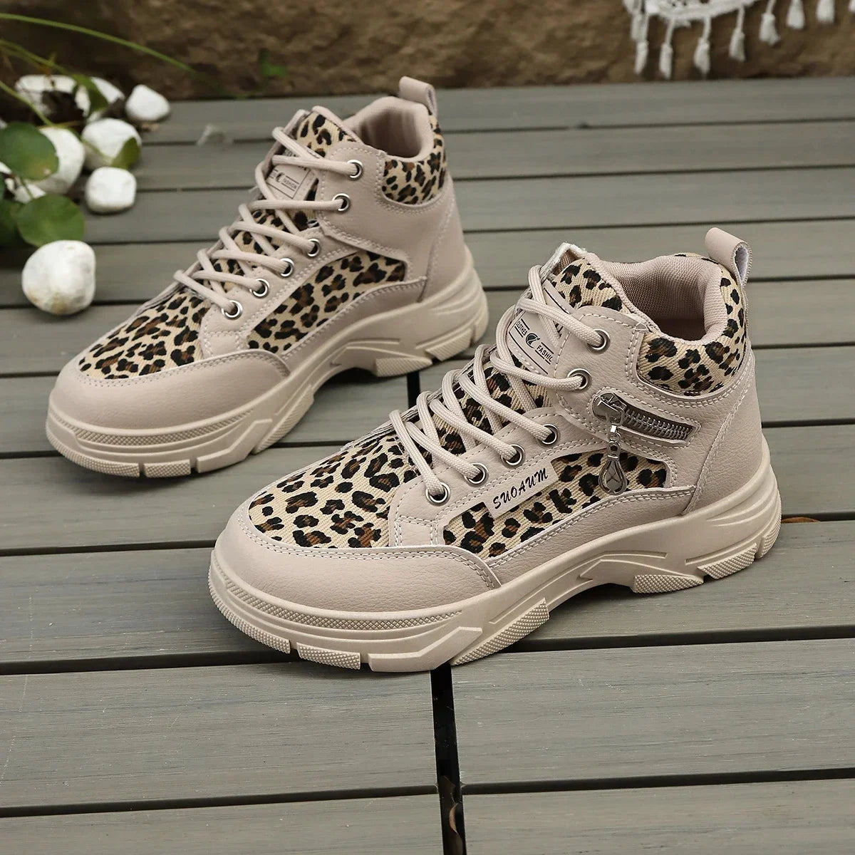 Penelope Women's Platform Sneakers | Leopard Print, Comfortable Everyday Wear 5