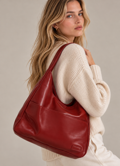 Delysia Women's Shoulder Bag | Vegan Leather, Round Shape