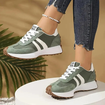Celia Women's Platform Sneakers | Cushioned Sole, Lace-Up Comfort 4