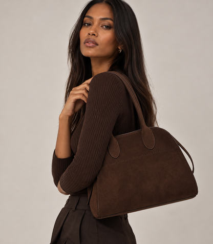 Beatrix Women's Suede Bag | Soft Vegan Suede, Elegant Design