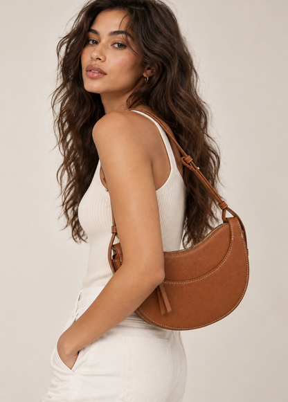 Georgia Women's Crossbody Bag | Compact Vegan Leather, Adjustable Strap