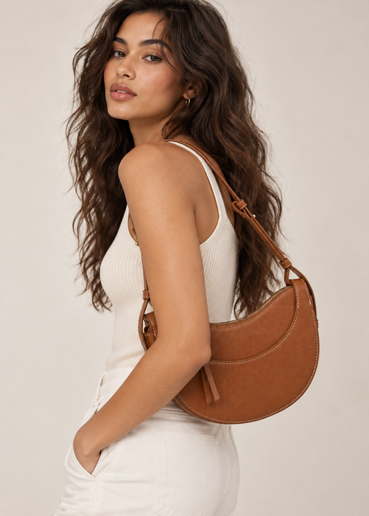 Georgia Women's Crossbody Bag | Compact Vegan Leather, Adjustable Strap
