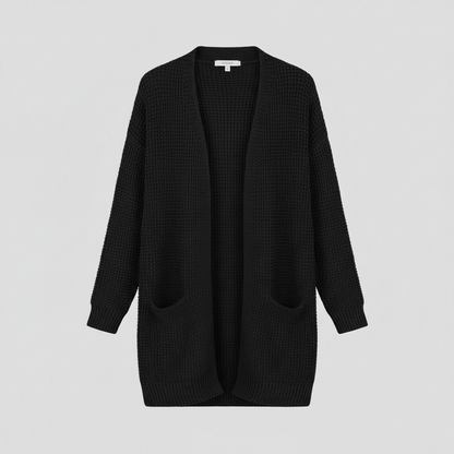 Elegant Black Cardigan | Women's Cardigan Sweater