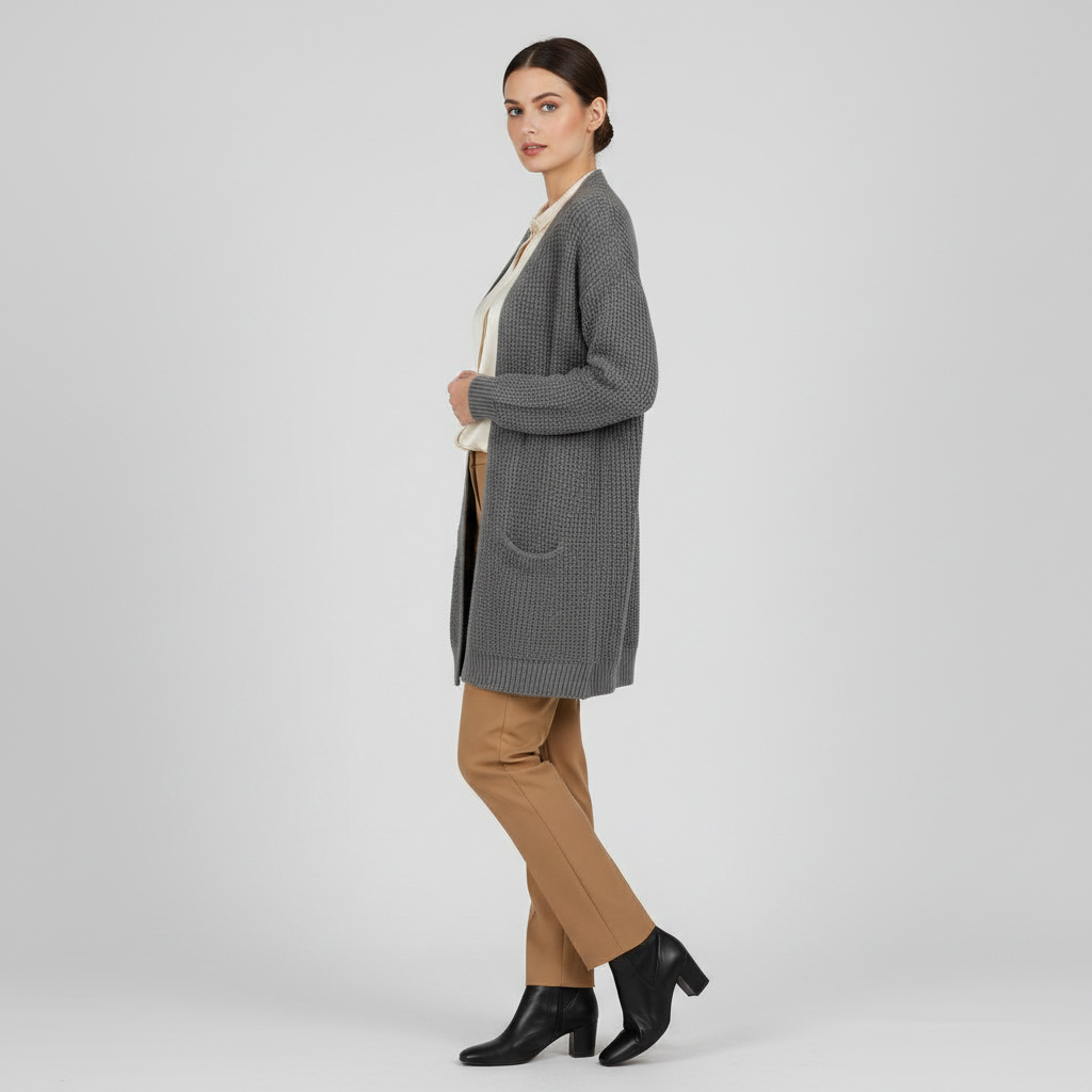 Elegant Black Cardigan | Women's Cardigan Sweater