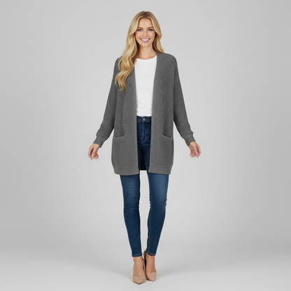 Elegant Black Cardigan | Women's Cardigan Sweater
