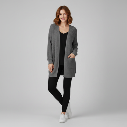 Elegant Black Cardigan | Women's Cardigan Sweater