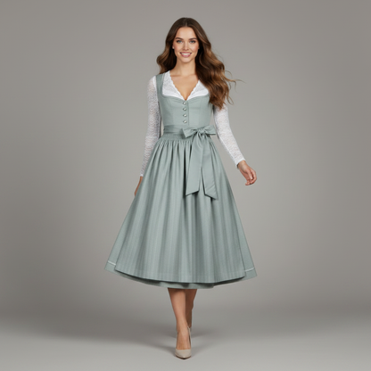 Elegant Dirndl Dress | Women's Oktoberfest Costume Outfit
