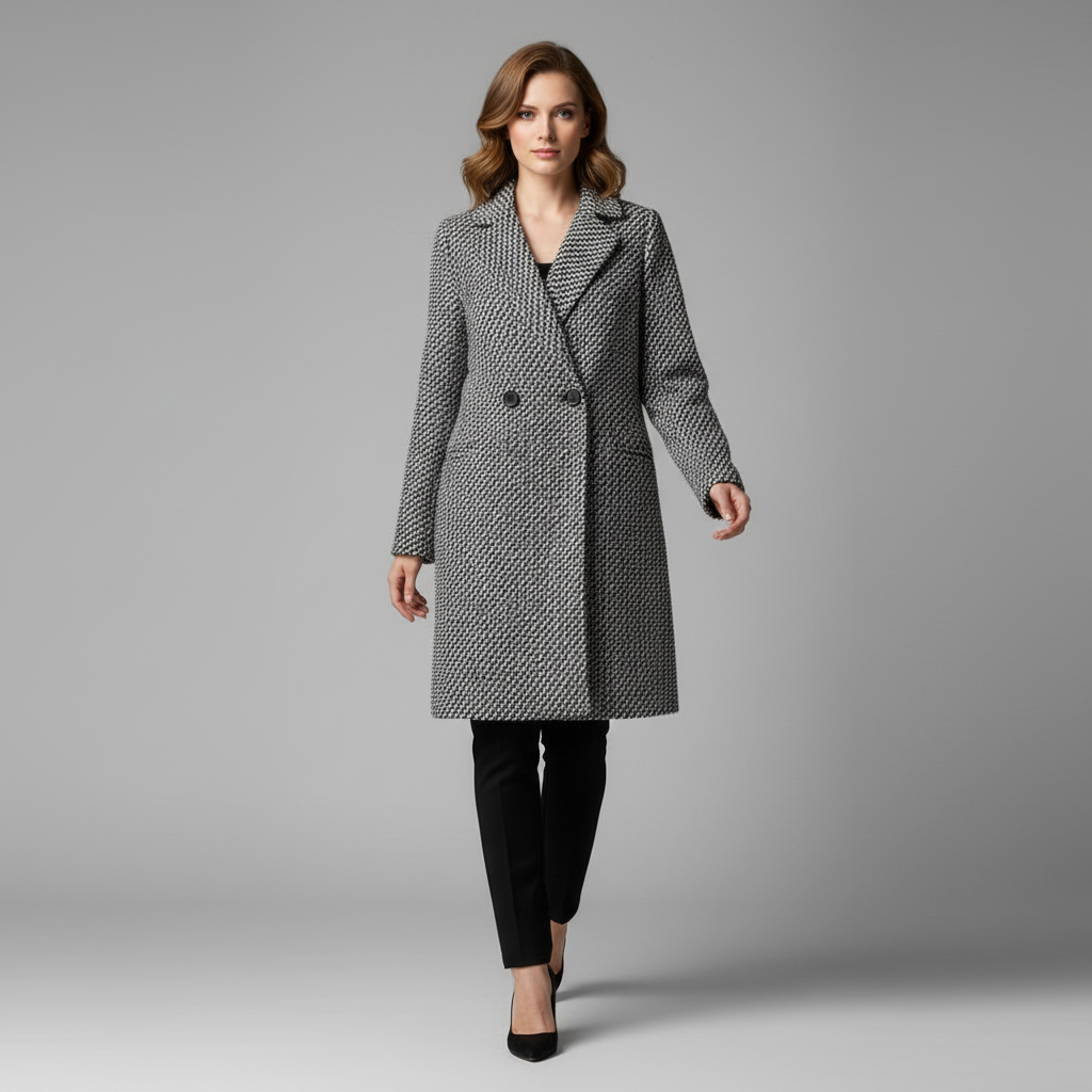 Elegant Long Wool Coat | Women's Winter Coats