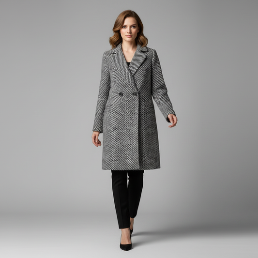 Elegant Long Wool Coat | Women's Winter Coats