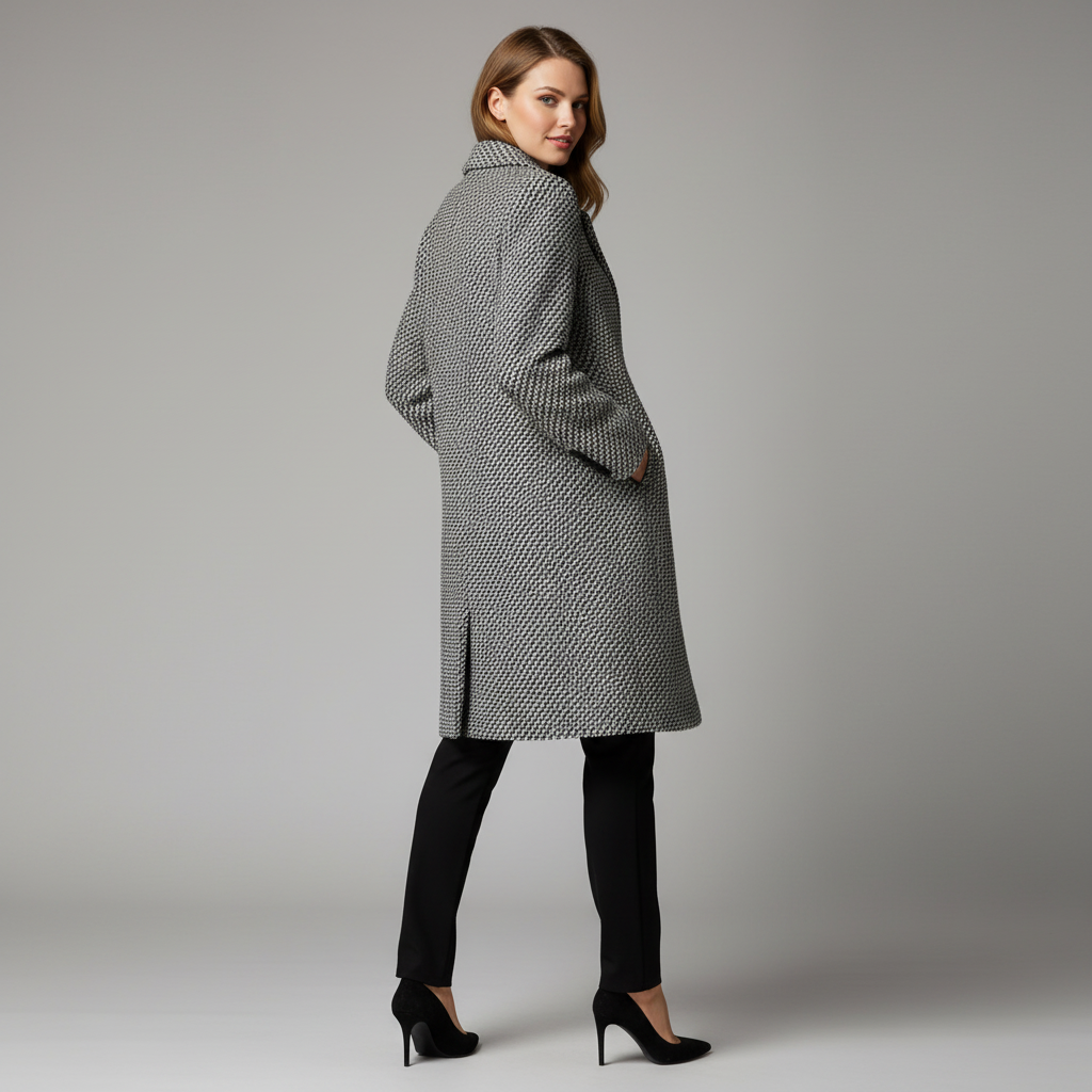 Elegant Long Wool Coat | Women's Winter Coats