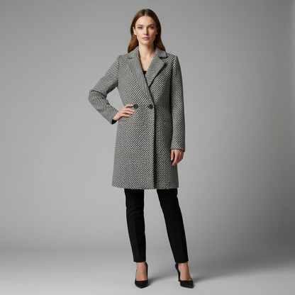 Elegant Long Wool Coat | Women's Winter Coats