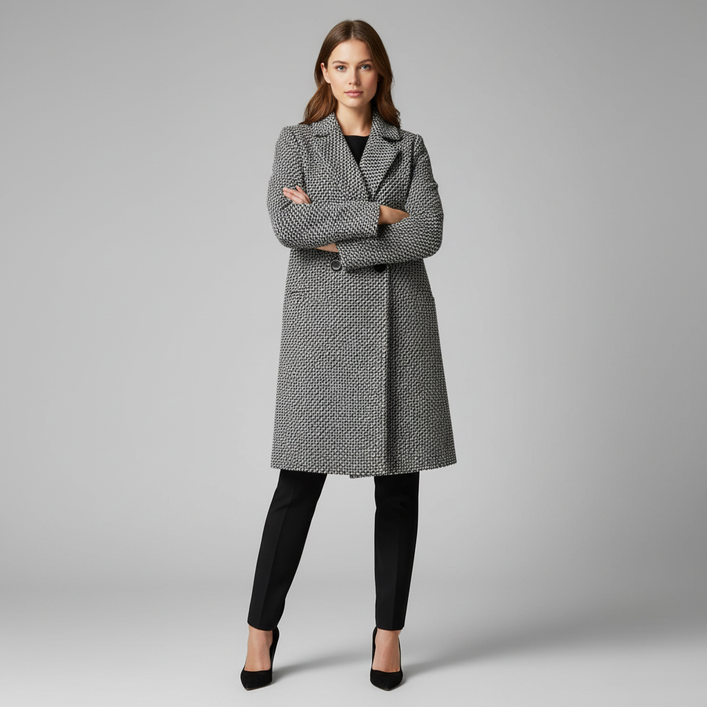 Elegant Long Wool Coat | Women's Winter Coats