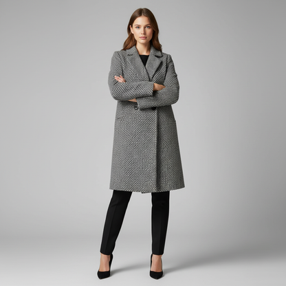 Elegant Long Wool Coat | Women's Winter Coats