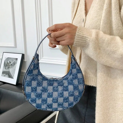 Kendra Women's Handbag | Check Textured, Spacious Design 2