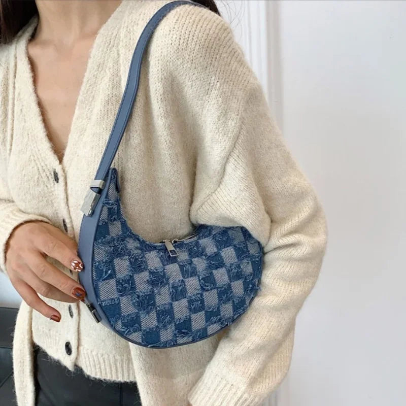 Kendra Women's Handbag | Check Textured, Spacious Design 5