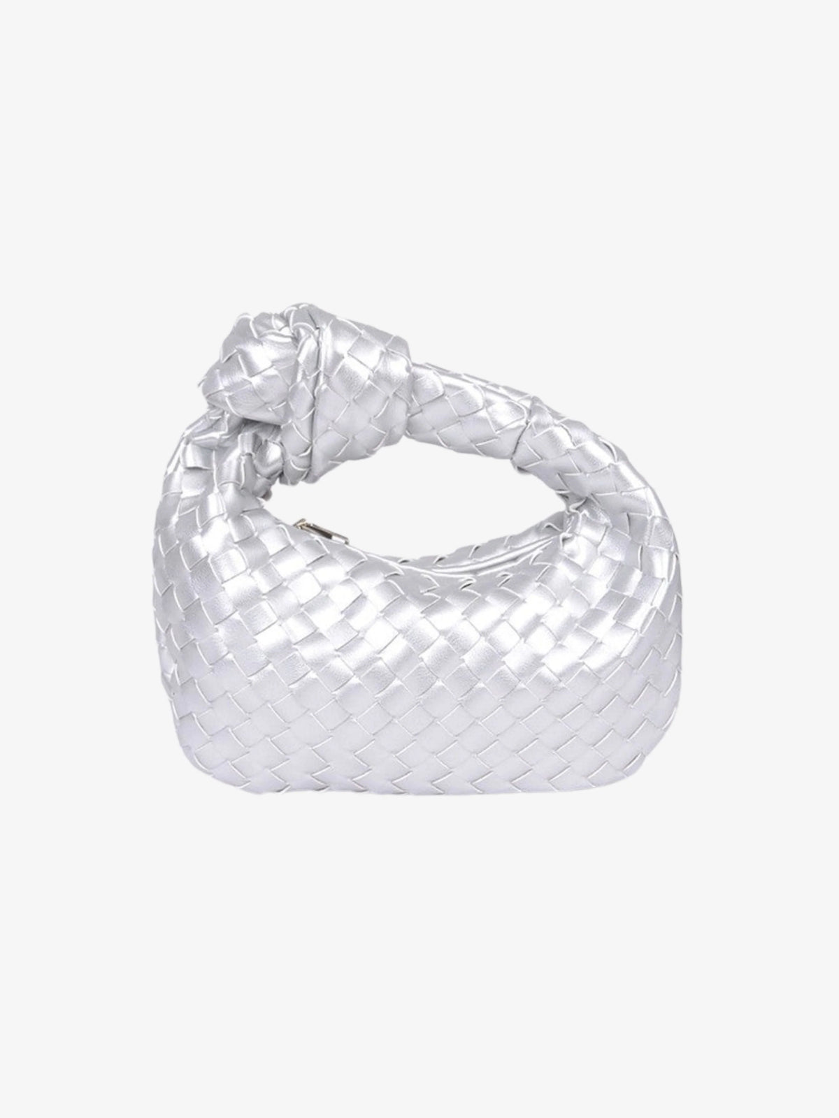 Marigold Women's Mini Handle Bag | Braided Vegan Leather Compact 10
