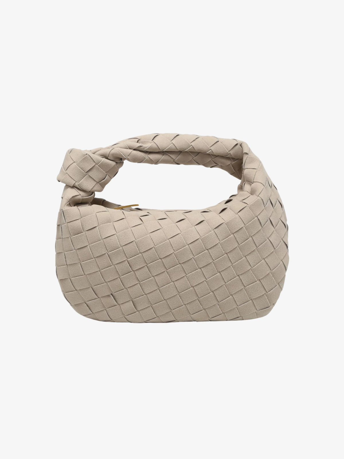Marigold Women's Mini Handle Bag | Braided Vegan Leather Compact 11