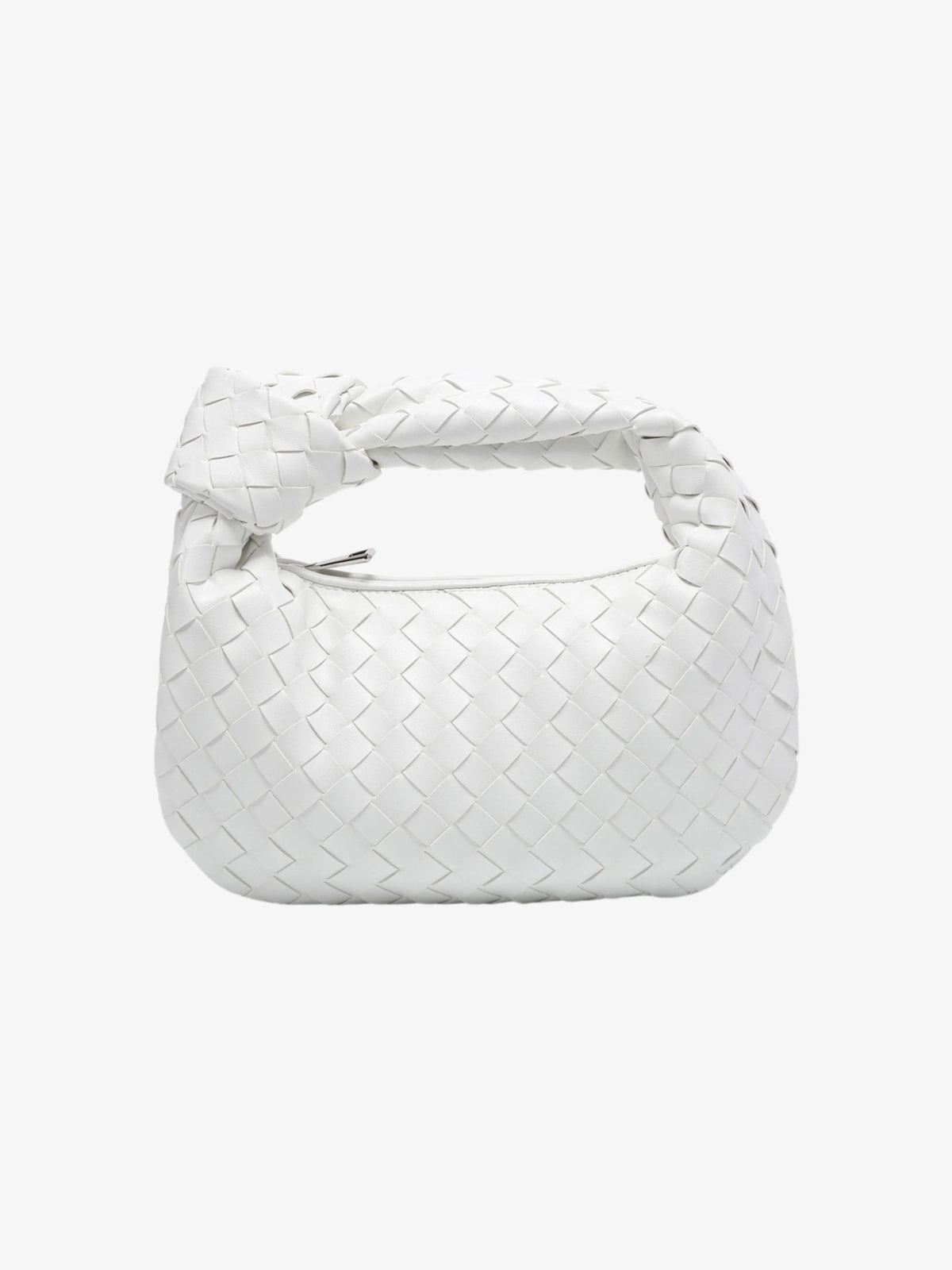 Marigold Women's Mini Handle Bag | Braided Vegan Leather Compact 3