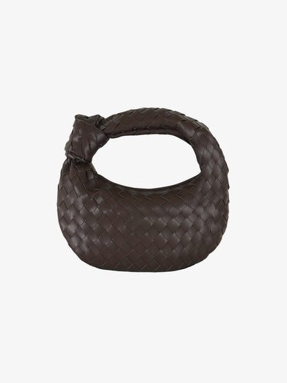 Marigold Women's Mini Handle Bag | Braided Vegan Leather Compact 6