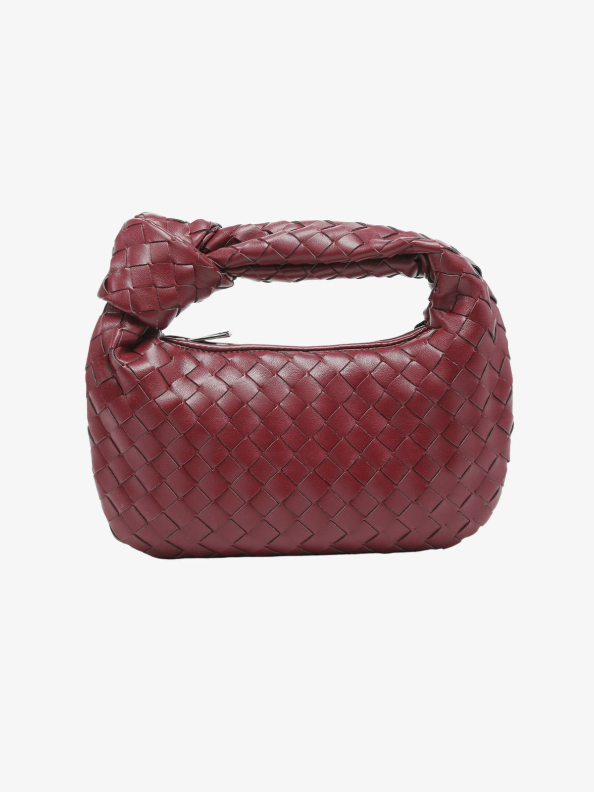 Marigold Women's Mini Handle Bag | Braided Vegan Leather Compact 9