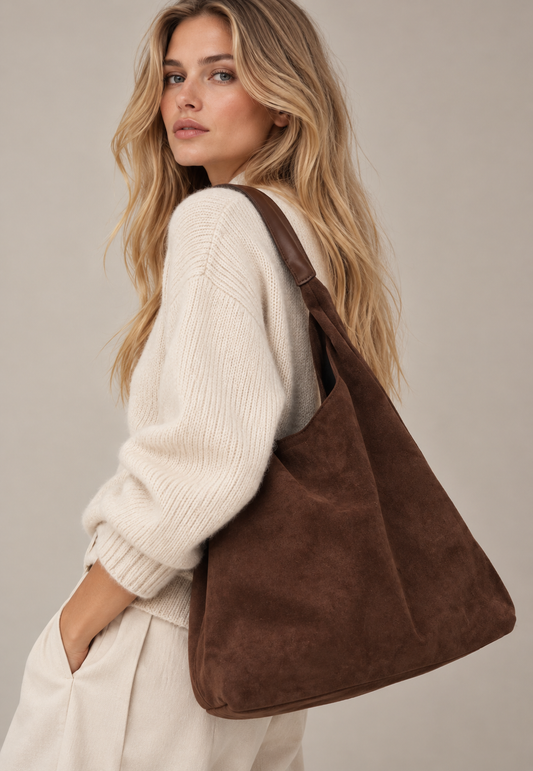 Quinn Women's Tote Bag | Vegan Leather, Round Shape