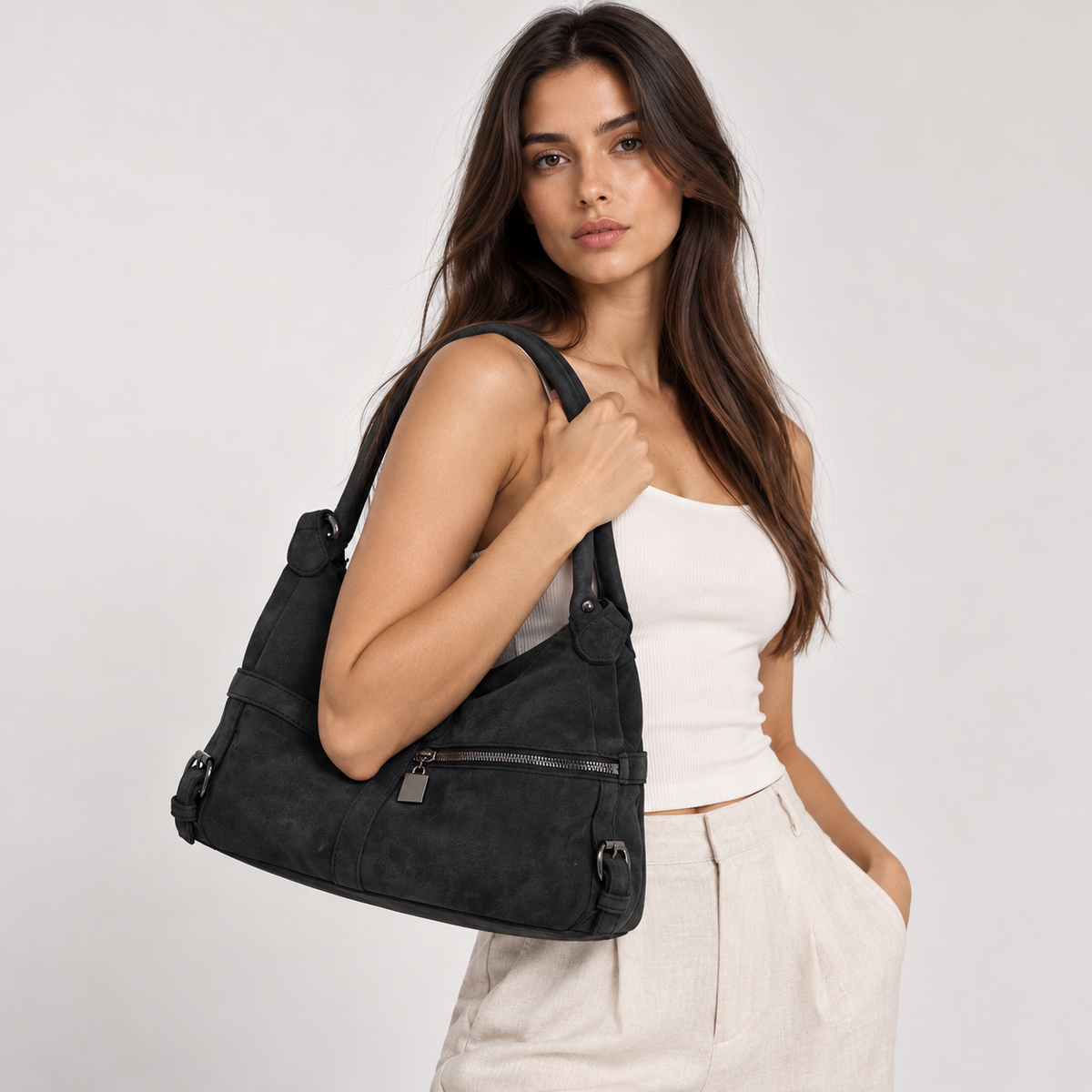 Ava Women's Shoulder Bag | Durable Vegan Leather, Spacious Design
