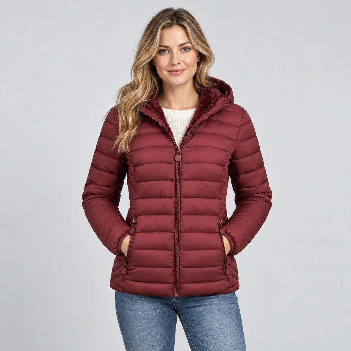 Mira Women's Padded Jacket | Lightweight Hooded Commuter Coat 0