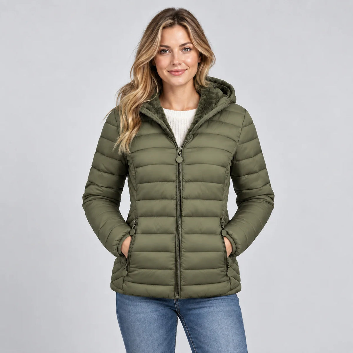 Mira Women's Padded Jacket | Lightweight Hooded Commuter Coat 6