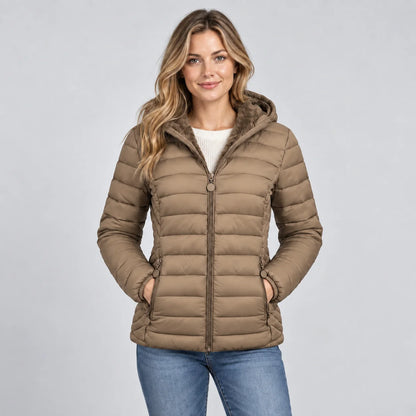 Mira Women's Padded Jacket | Lightweight Hooded Commuter Coat 8