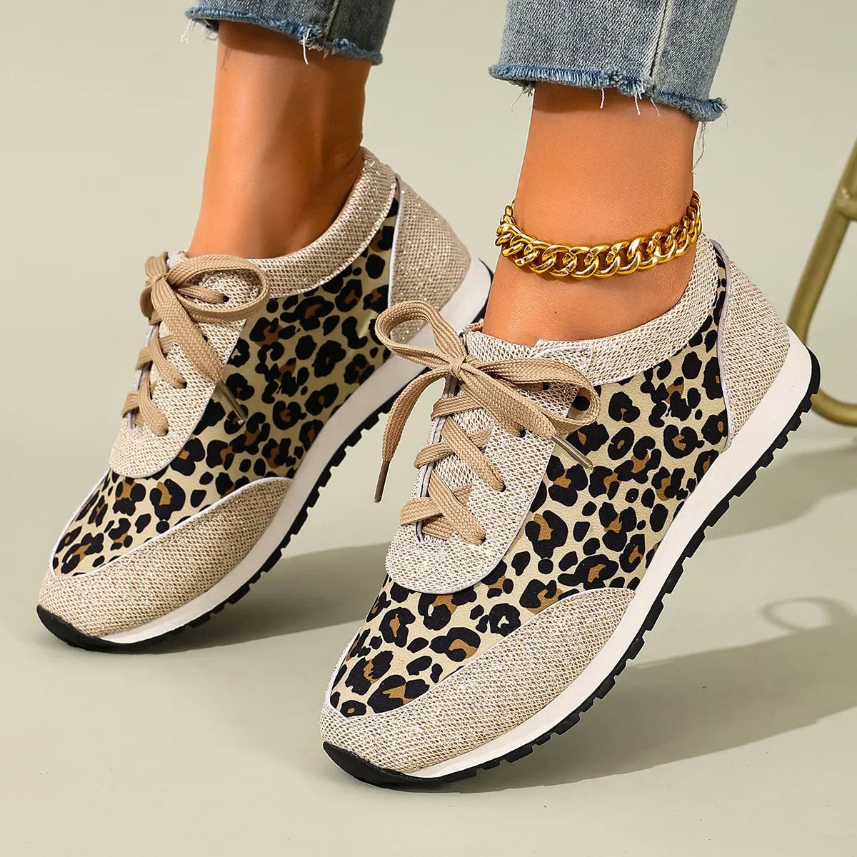 Mira Women's Platform Wedge Sneakers | Lace-Up, Non-Slip Sole 1