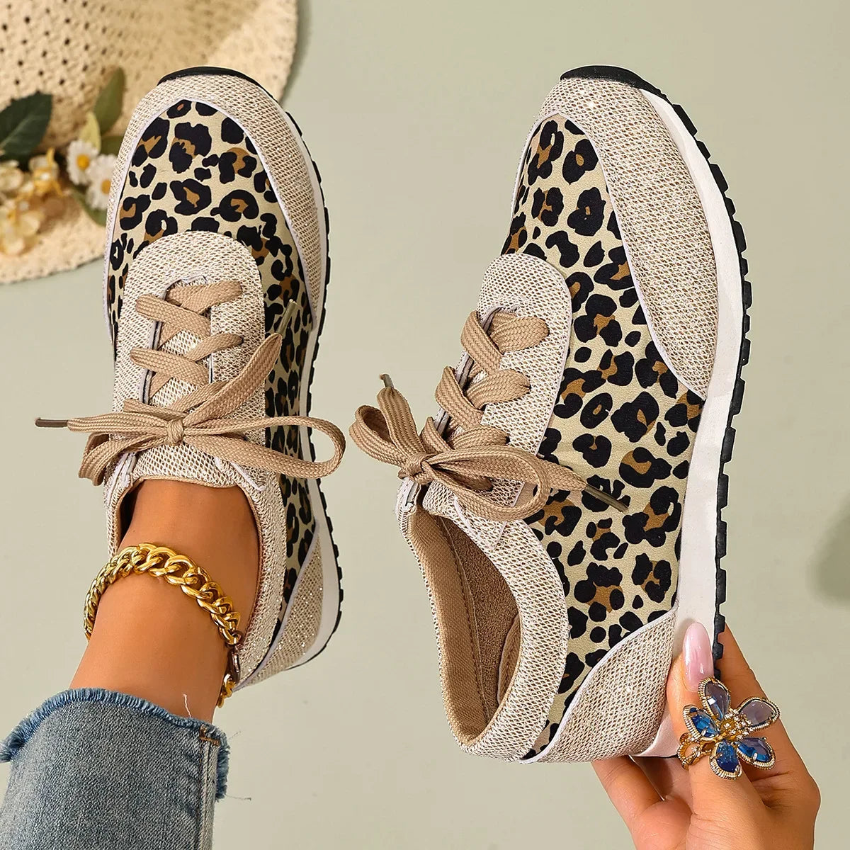Mira Women's Platform Wedge Sneakers | Lace-Up, Non-Slip Sole 4
