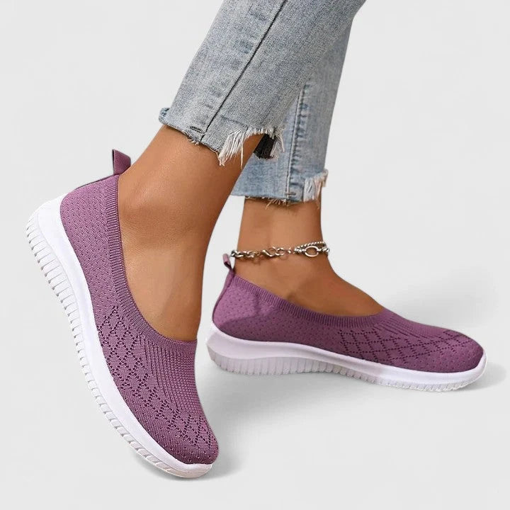 Odara Women's Orthopedic Slip-On Shoes | Shock-Absorbing Ultra-Light Comfort 1