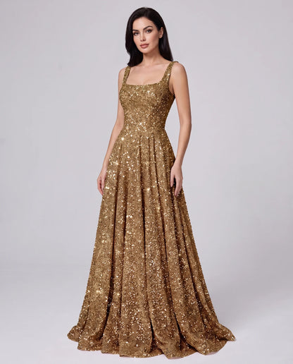 Phoebe Women's Maxi Dress | Sequin Embellished, Elegant Evening Wear 11