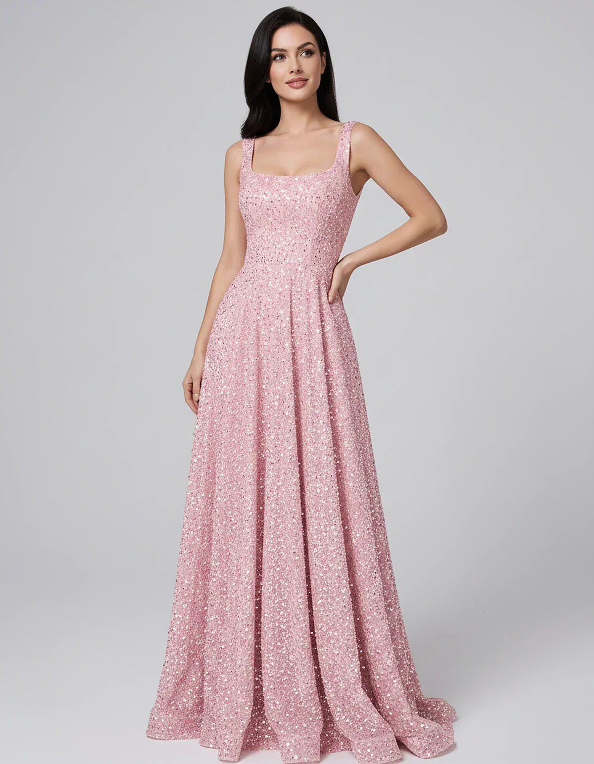 Phoebe Women's Maxi Dress | Sequin Embellished, Elegant Evening Wear 2