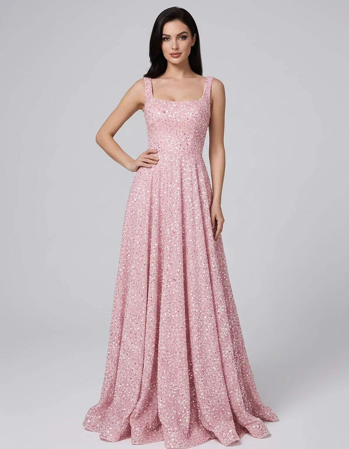 Phoebe Women's Maxi Dress | Sequin Embellished, Elegant Evening Wear 3