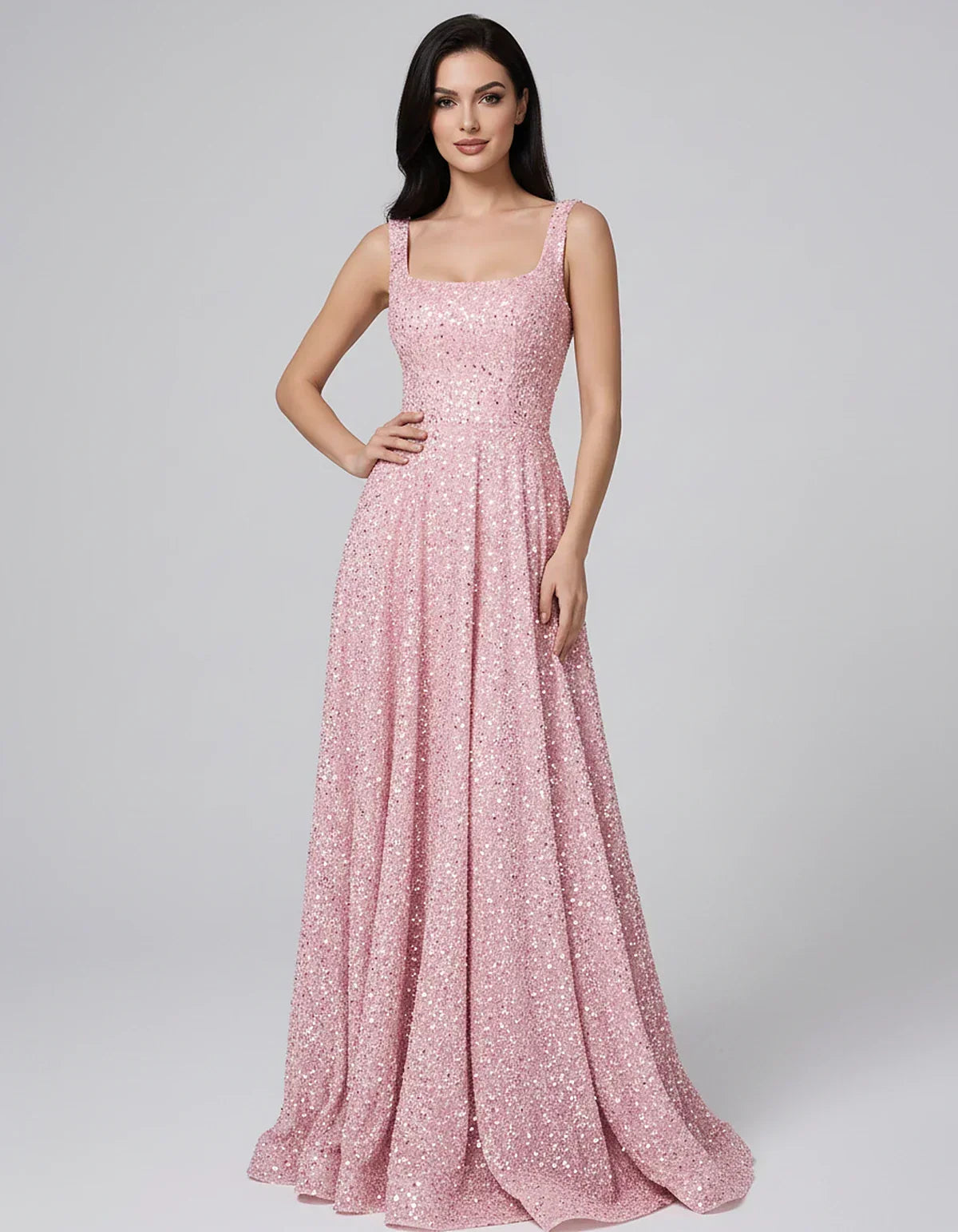 Phoebe Women's Maxi Dress | Sequin Embellished, Elegant Evening Wear 4