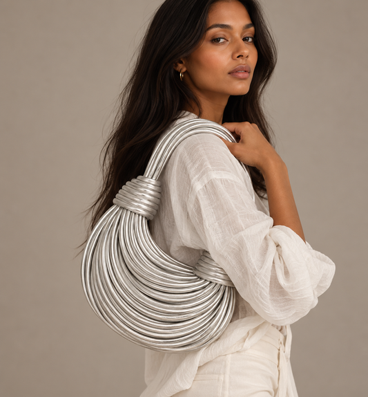 Haven Women's Shoulder Bag | Vegan Leather, Knotted Detail