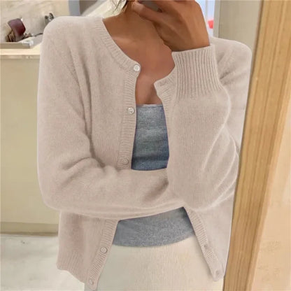 Sela Women's Cropped Cardigan | Soft Button Front, Cozy Knit 2