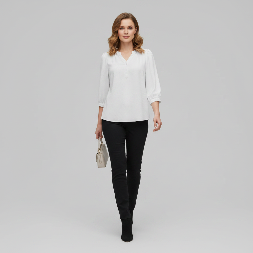 Silk Patchwork Women's Blouse | Summer Tops for Women