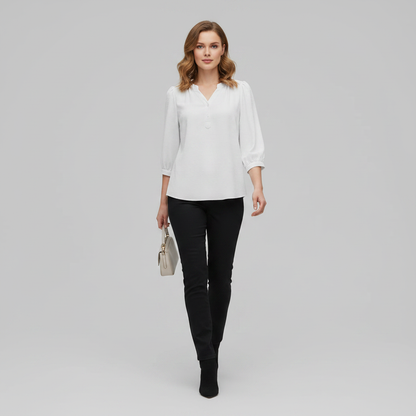 Silk Patchwork Women's Blouse | Summer Tops for Women