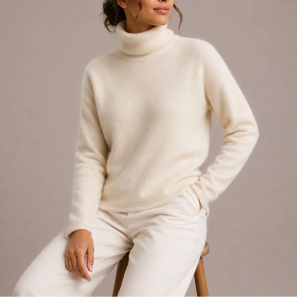 Talia Women's Classic Turtleneck Sweater | Soft Knit, Regular Fit 4