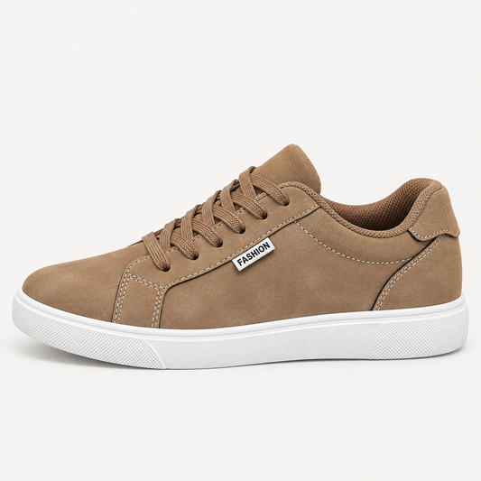 Mira Women's Lace-Up Trainers | Chunky Sole, Casual Khaki