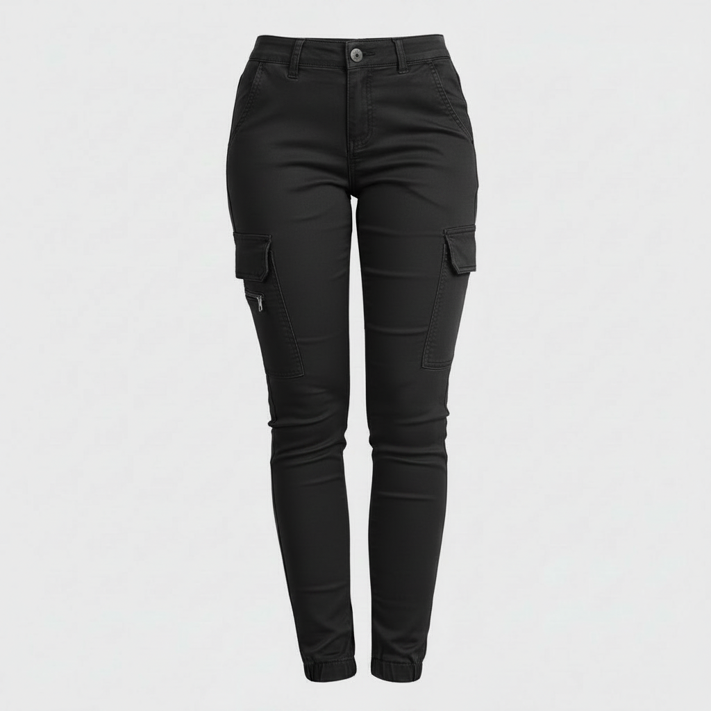 Urban Cargo Trousers | Women's Black Pants