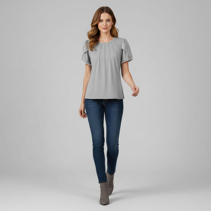 Vanessa Blouse | Women's Top Summer Casual Cotton Blouse