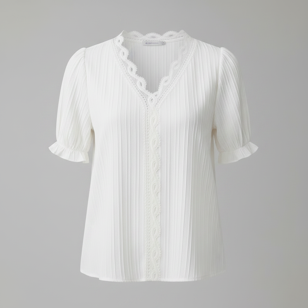 White Puff Sleeve Blouse | Women's Summer Top
