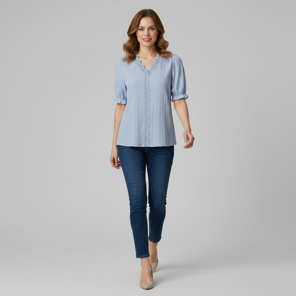 White Puff Sleeve Blouse | Women's Summer Top