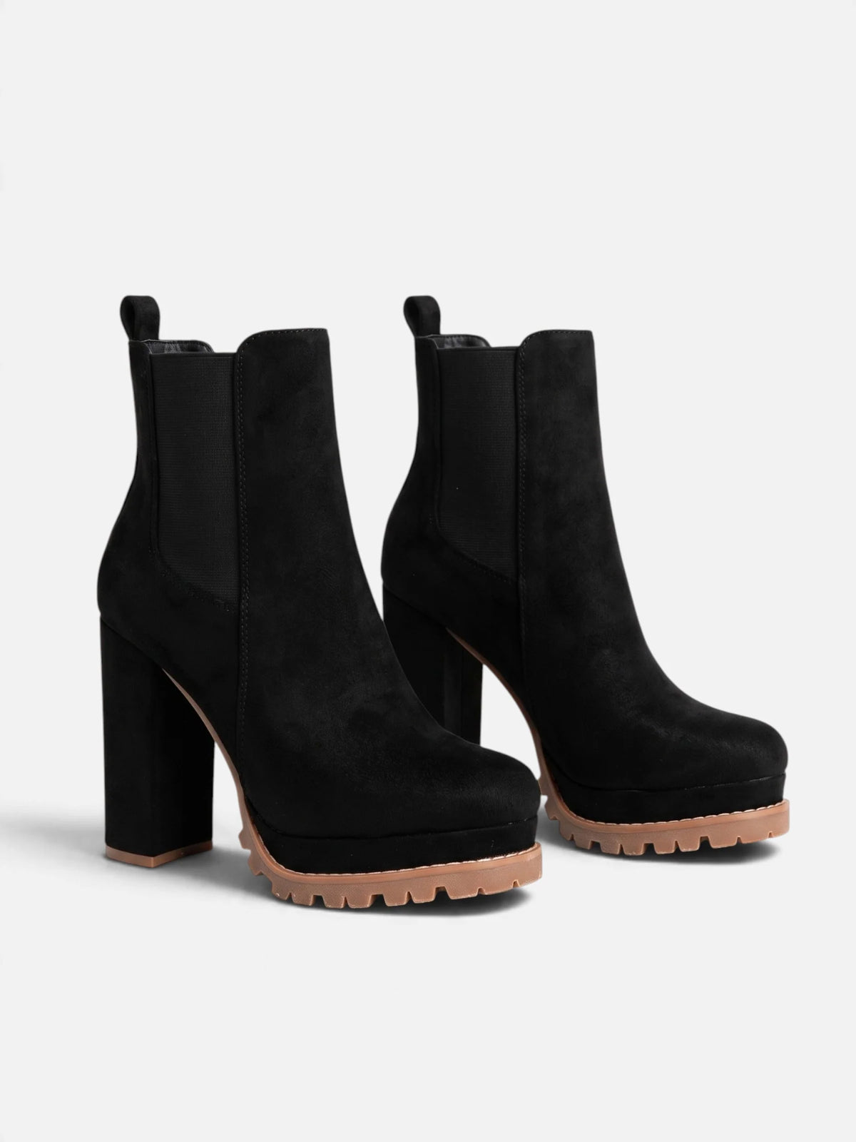 Willa Women's Chelsea Boots | Platform Block Heel, Slip-On Design 0