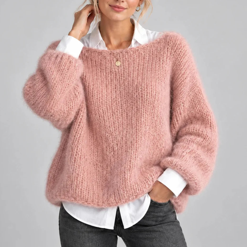 Wynter Chunky Knit Jumper | Oversized, Balloon Sleeves, Soft Fabric 0