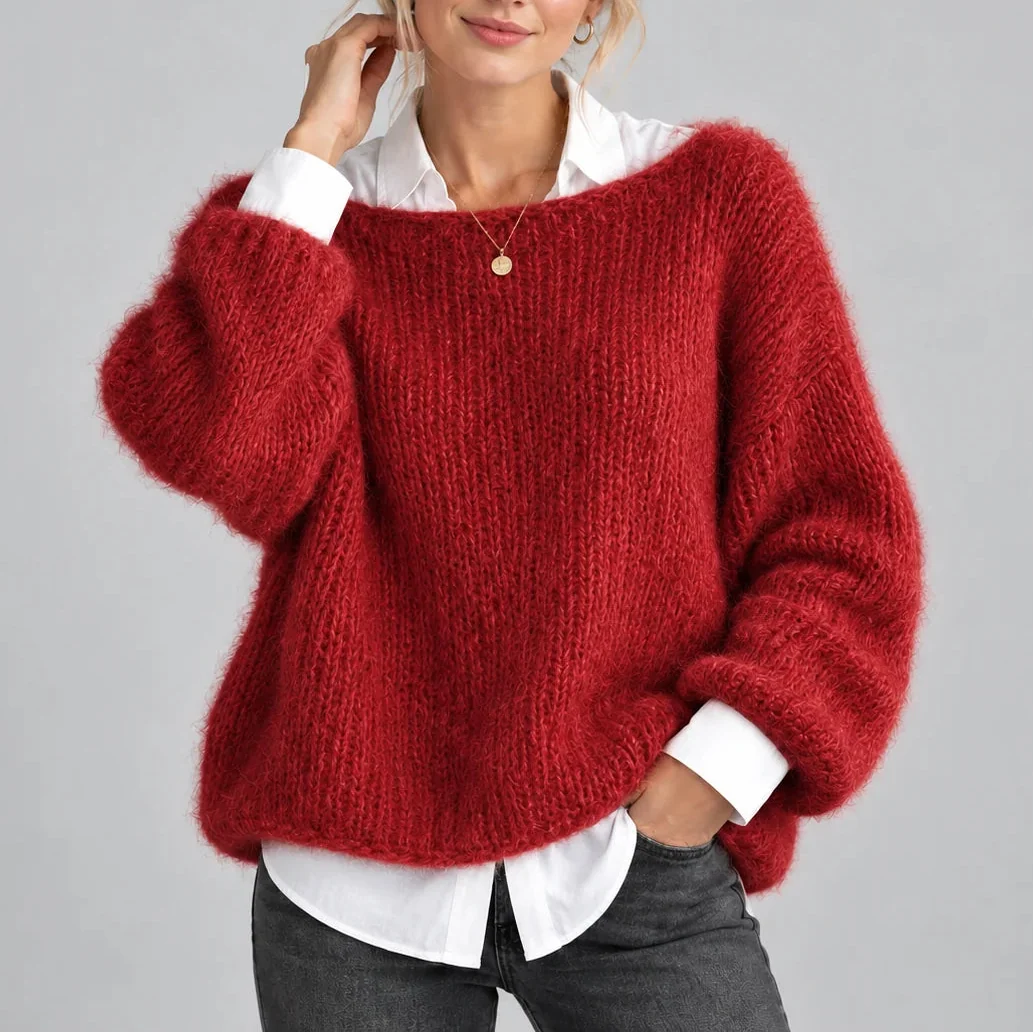 Wynter Chunky Knit Jumper | Oversized, Balloon Sleeves, Soft Fabric 1