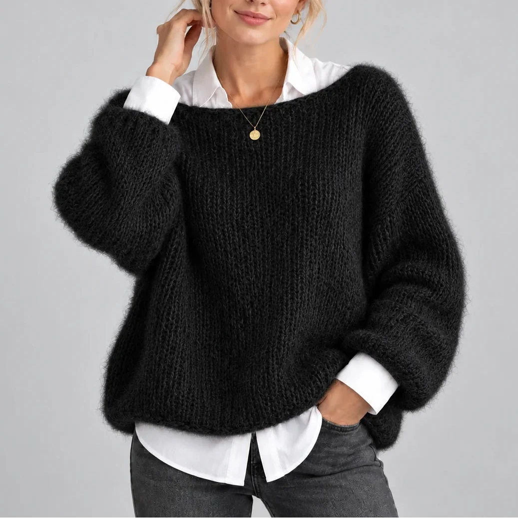 Wynter Chunky Knit Jumper | Oversized, Balloon Sleeves, Soft Fabric 2